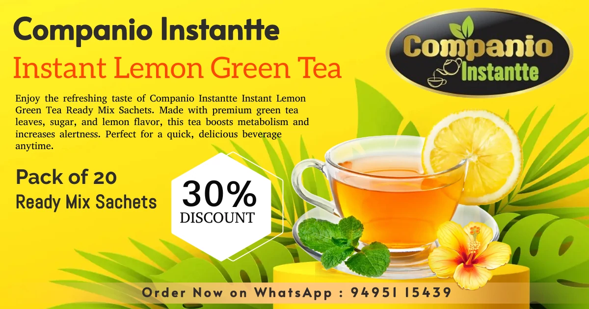Companio Instantte Instant Lemon Green Tea