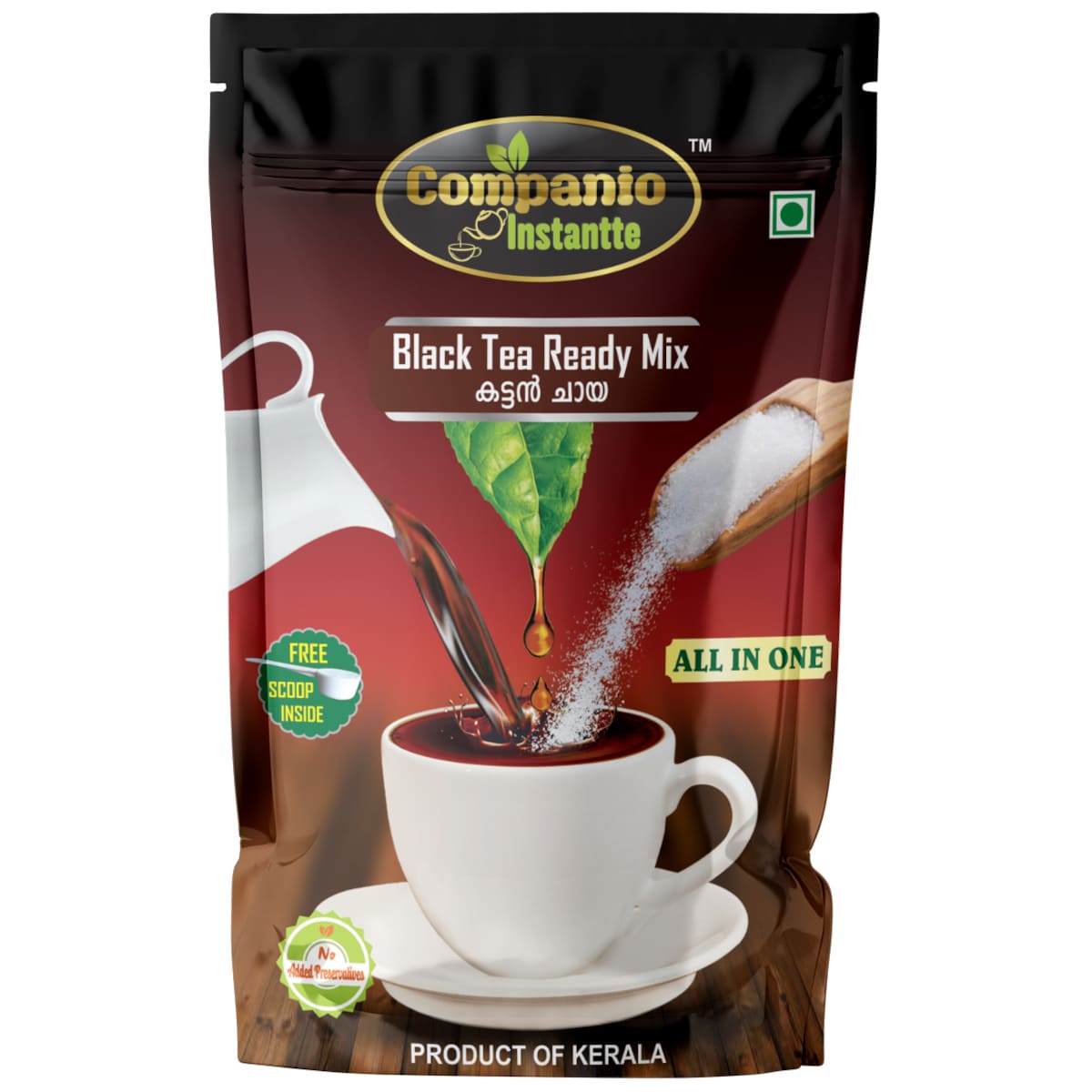 Companio Instantte Instant Black Tea (Tea + Sugar) Readymix Sachet