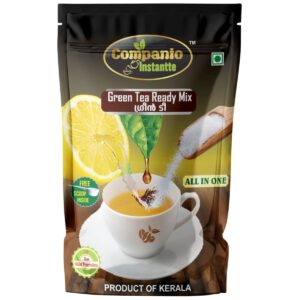 Companio Instantte Instant Green Tea (Lemon + Jaggery) Readymix sachet